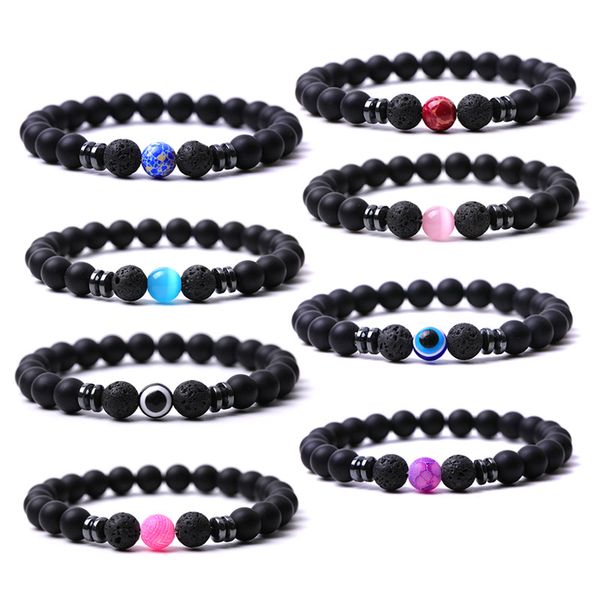 8mm black matte stone beads bracelet blue eye agates hematite beads bracelet for women men buddha energy yoga jewelry
8mm black matte stone beads bracelet blue eye agates hematite beads bracelet for women men buddha energy yoga jewelry