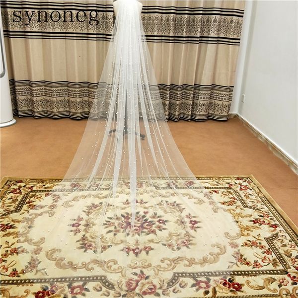 wedding hair jewelry arrival white ivory bridal veil with comb one layer cathedral royal pearl veu de 230225, Slivery;golden
wedding hair jewelry arrival white ivory bridal veil with comb one layer cathedral royal pearl veu de 230225, Slivery;golden
