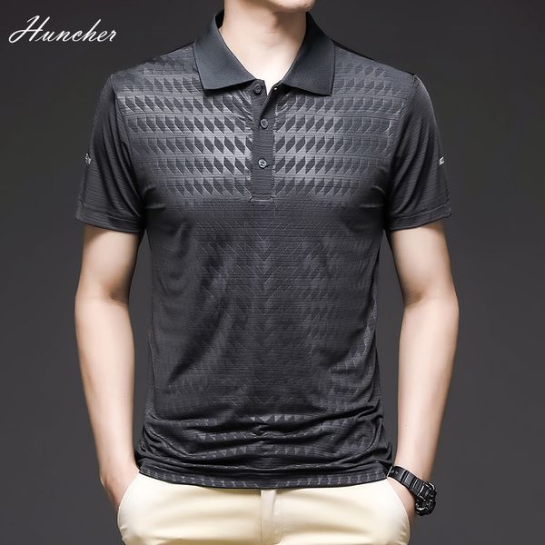 men's polos huncher golf shirts polo shirt for men summer gym sportswear ice fabric lapel male elastic quick dry slim fit t-shirt 2302, White;black
men's polos huncher golf shirts polo shirt for men summer gym sportswear ice fabric lapel male elastic quick dry slim fit t-shirt 2302, White;black