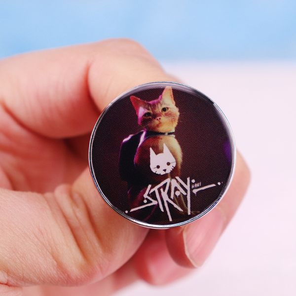 adventure game stray brooch orange cat badge game enthusiast gift cute anime movies games hard enamel pins collect metal cartoon brooch, Blue
adventure game stray brooch orange cat badge game enthusiast gift cute anime movies games hard enamel pins collect metal cartoon brooch, Blue