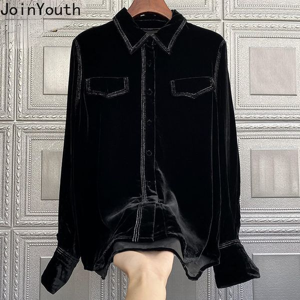 women's blouses shirts vintage blouse women blusas mujer de moda temperament long sleeve velvet loose fashion korean black blouses shi, White
women's blouses shirts vintage blouse women blusas mujer de moda temperament long sleeve velvet loose fashion korean black blouses shi, White