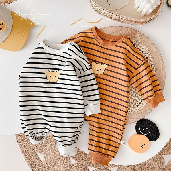 jumpsuits autumn baby rompers cartoon bear striped jumpsuit clothes outfit 230228, Blue
jumpsuits autumn baby rompers cartoon bear striped jumpsuit clothes outfit 230228, Blue