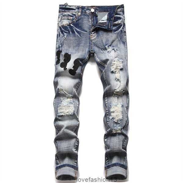 2023 men's european jean hombre letter star embroidery patchwork ripped for trend brand motorcycle pant mens skinny h6bq, Blue
2023 men's european jean hombre letter star embroidery patchwork ripped for trend brand motorcycle pant mens skinny h6bq, Blue
