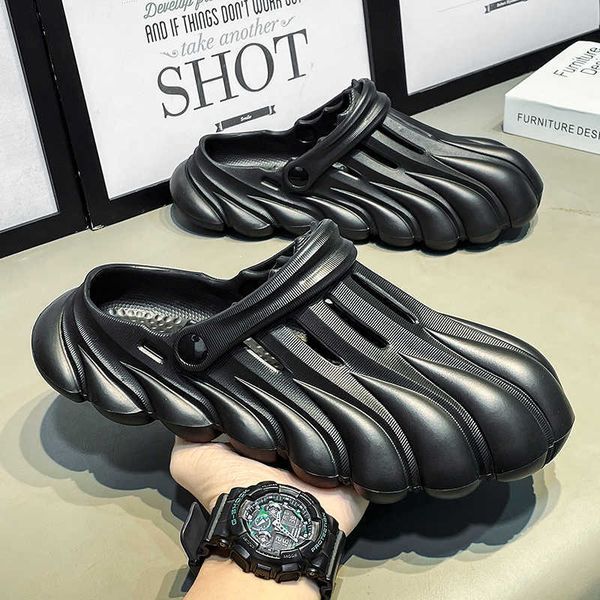 slippers 2023 summer men's sandals new thick soled hole shoes fashion breathable casual slippers outdoor beach sports sandals solid eva, Black
slippers 2023 summer men's sandals new thick soled hole shoes fashion breathable casual slippers outdoor beach sports sandals solid eva, Black