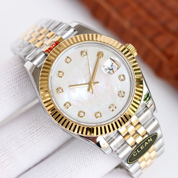 gold mens watch with diamond white sapphire dial watches 904l gold stainless steel strap watch for men 41mm automatic machine 36mm lady date, Slivery;brown
gold mens watch with diamond white sapphire dial watches 904l gold stainless steel strap watch for men 41mm automatic machine 36mm lady date, Slivery;brown