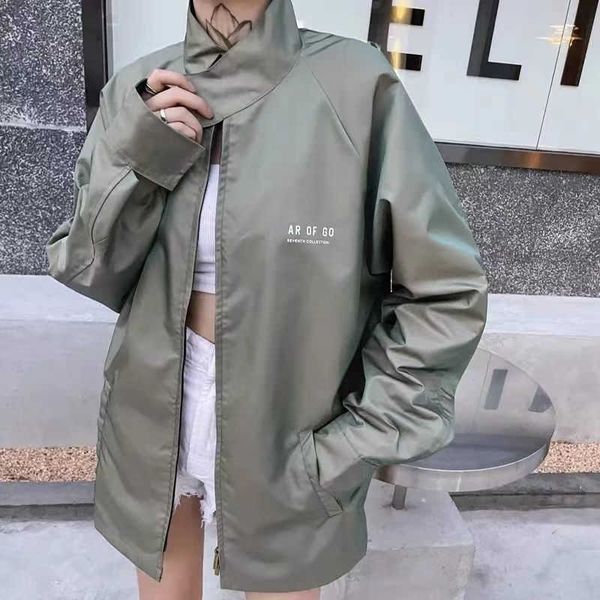 season 7 zipper jacket designer coach jackets fashion letter print cardigan coat high street loose lightweight tracksuit men women coats, Black;brown
season 7 zipper jacket designer coach jackets fashion letter print cardigan coat high street loose lightweight tracksuit men women coats, Black;brown