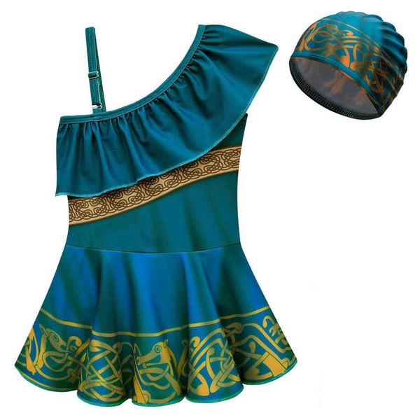 two-pieces girls swimwear new 2022 princess merida swimwear children swimwear one piece kids beach wear swimming outfit with cap, Blue
two-pieces girls swimwear new 2022 princess merida swimwear children swimwear one piece kids beach wear swimming outfit with cap, Blue