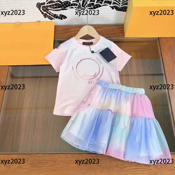 2023 kids clothes child sets baby 2pcs temperament t-shirt and gradient skirt summer outdoors tracksuit size 110-160 cm, White
2023 kids clothes child sets baby 2pcs temperament t-shirt and gradient skirt summer outdoors tracksuit size 110-160 cm, White