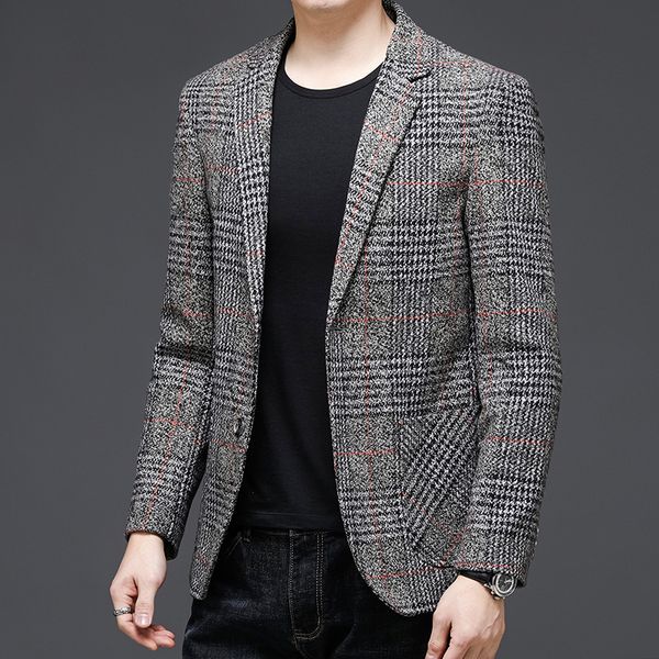 designer brand style fashion classic grade slim casual fit men suits tweed jacket business plaid blazer coats mens clothes, White;black
designer brand style fashion classic grade slim casual fit men suits tweed jacket business plaid blazer coats mens clothes, White;black