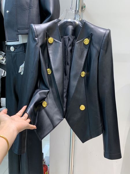 womens suits blazers high street est designer jacket womens double breasted faux leather blazer 230228, White;black
womens suits blazers high street est designer jacket womens double breasted faux leather blazer 230228, White;black