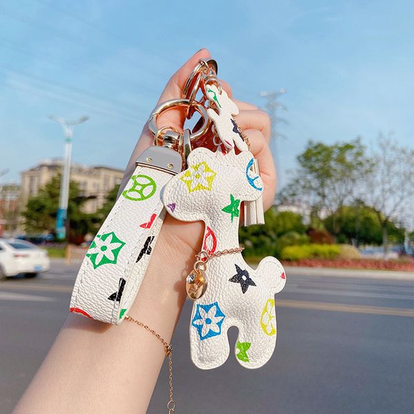 pom keychains designer leather keychain online celebrity flower giraffe keychain creative pu deer bag pendant female car key accessories gif, Silver
pom keychains designer leather keychain online celebrity flower giraffe keychain creative pu deer bag pendant female car key accessories gif, Silver