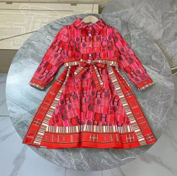 children's clothing dresses 2023 new girl's printed lapel european and american style sweet and western style dress, Red;yellow
children's clothing dresses 2023 new girl's printed lapel european and american style sweet and western style dress, Red;yellow