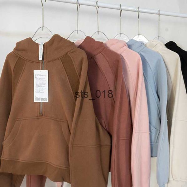 yoga outfit women's autumn hoodies sweatshirt yoga suit jacket ladies sport half zipper thick loose short style with fleece t230228
yoga outfit women's autumn hoodies sweatshirt yoga suit jacket ladies sport half zipper thick loose short style with fleece t230228