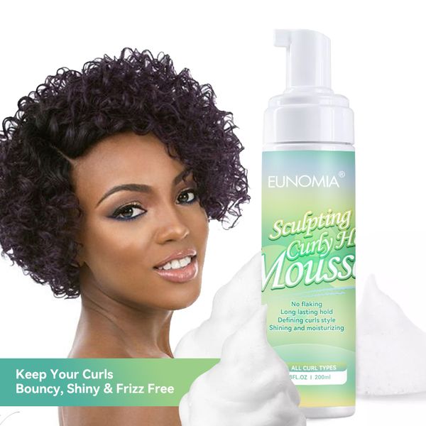 curly hair mousse styling product strong hold hair mousse define hair foam finishing anti-frizz fixative styling cream 200ml
curly hair mousse styling product strong hold hair mousse define hair foam finishing anti-frizz fixative styling cream 200ml