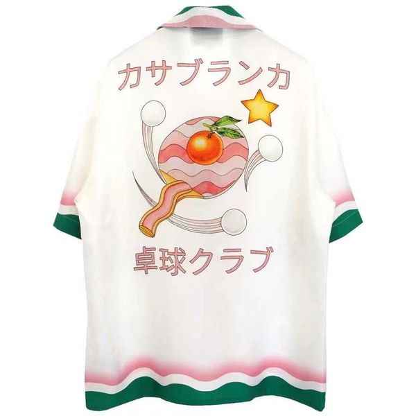 casablanca silk casual shirt men and women pink green wave gradient fruit table tennis racket temperament satin short sleeve shirt, White;black
casablanca silk casual shirt men and women pink green wave gradient fruit table tennis racket temperament satin short sleeve shirt, White;black
