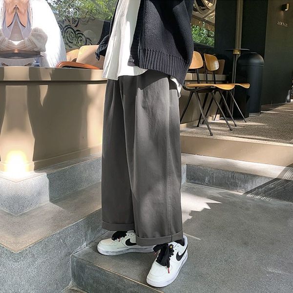 men's pants boys straight solid trousers korean spring autumn high street hip hop pant japan harajuku versatile wide-leg casual pants 2, Black
men's pants boys straight solid trousers korean spring autumn high street hip hop pant japan harajuku versatile wide-leg casual pants 2, Black