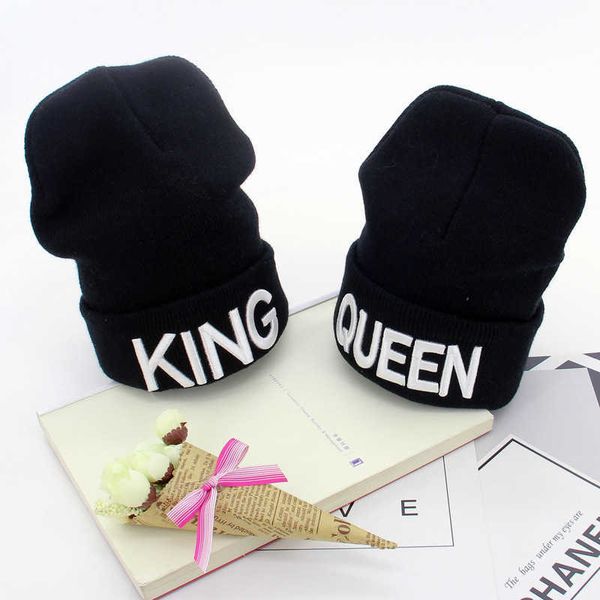 ball caps cute embroidery king queen knit cap winter 2019 new elastic knitted hat skullies beanies casual autumn warm caps for women men l23, Blue;gray
ball caps cute embroidery king queen knit cap winter 2019 new elastic knitted hat skullies beanies casual autumn warm caps for women men l23, Blue;gray