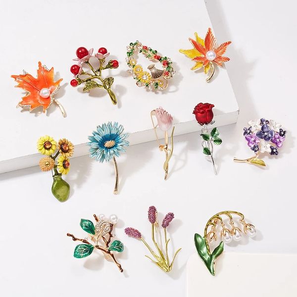 cute flowers crystal brooch for girls women elegant enamel pins rose daisy badge party bag hat brooch pins valentine day gift, Gray
cute flowers crystal brooch for girls women elegant enamel pins rose daisy badge party bag hat brooch pins valentine day gift, Gray