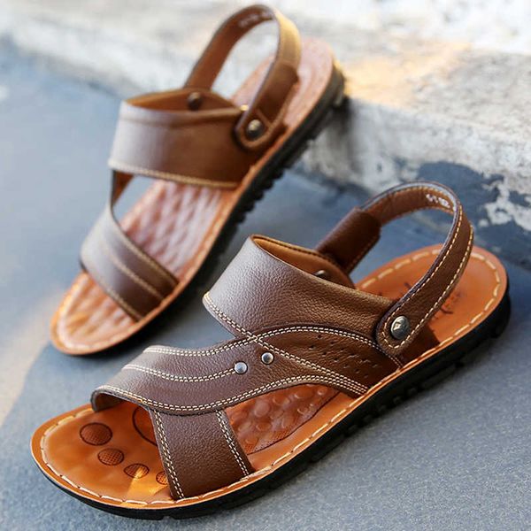 slippers men's sandals genuine leather men's slippers summer soft slippers non-slip men's shoes outdoor beach flats large siz, Black
slippers men's sandals genuine leather men's slippers summer soft slippers non-slip men's shoes outdoor beach flats large siz, Black