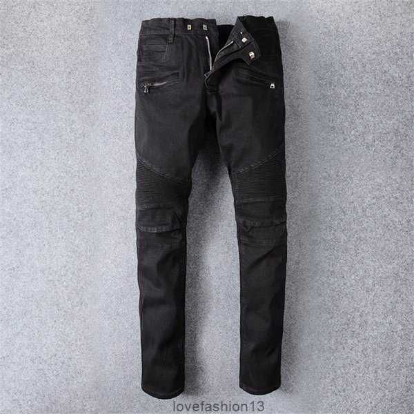 2023 mens capri pants jeans distressed ripped slim fit motorcycle bikers denim for s fashion mans black pants pour hommes, Blue
2023 mens capri pants jeans distressed ripped slim fit motorcycle bikers denim for s fashion mans black pants pour hommes, Blue