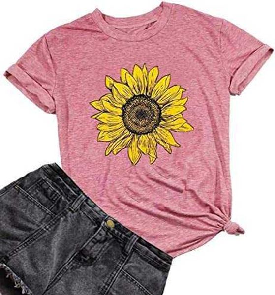 women's summer sunflower t shirt cute flower graphic loose tees crew neck short sleeve casual women cotton blousek3px, White
women's summer sunflower t shirt cute flower graphic loose tees crew neck short sleeve casual women cotton blousek3px, White