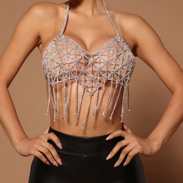 women s blouses shirts diamond body chain chest accessories multi layer tassel bikini party harness bra club festival outfit 230228, White
women s blouses shirts diamond body chain chest accessories multi layer tassel bikini party harness bra club festival outfit 230228, White