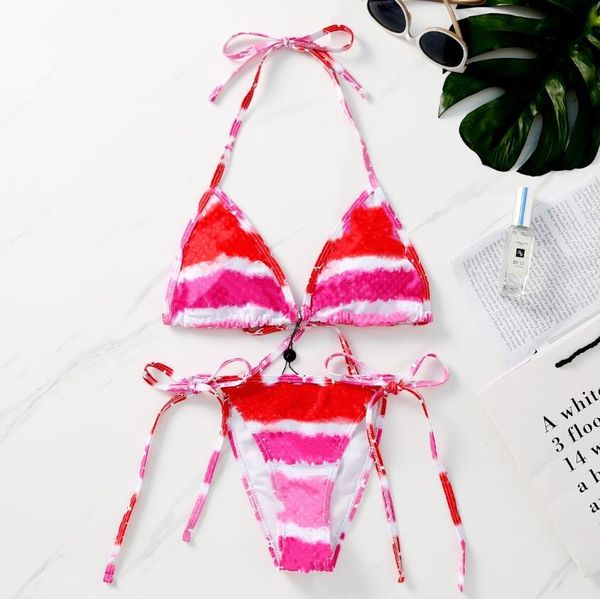 women three-point swimsuit fashion bandhnu two-piece bikini suits set with letters beach bathing suits swimwear clothing
women three-point swimsuit fashion bandhnu two-piece bikini suits set with letters beach bathing suits swimwear clothing