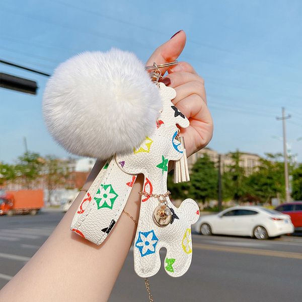 cute keychains designer leather keychain online celebrity flower giraffe keychain creative pu deer bag pendant female car key accessories, Silver
cute keychains designer leather keychain online celebrity flower giraffe keychain creative pu deer bag pendant female car key accessories, Silver