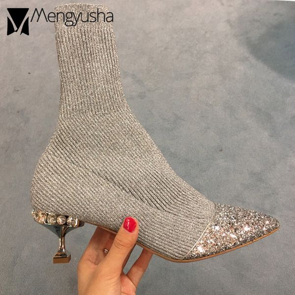 boots crystal cat heel bling boots women knitting mid-calf sock botas women sliver bling stovepipe bottine designer elastic booties 230228, Black
boots crystal cat heel bling boots women knitting mid-calf sock botas women sliver bling stovepipe bottine designer elastic booties 230228, Black