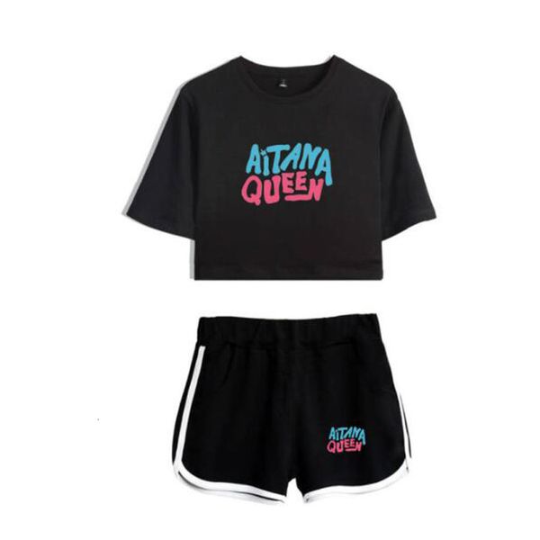 womens two piece pants summer sets singer aitana ocana short sleeve crop shorts sweat suits women tracksuits outfits streetwear 230228, White
womens two piece pants summer sets singer aitana ocana short sleeve crop shorts sweat suits women tracksuits outfits streetwear 230228, White