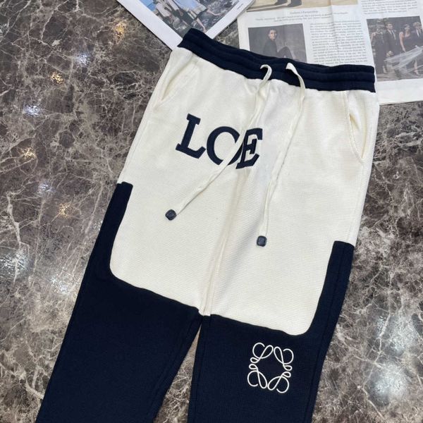 men's pants designer high version autumn and winter new alphabet patch contrast casual i op3x, Black
men's pants designer high version autumn and winter new alphabet patch contrast casual i op3x, Black