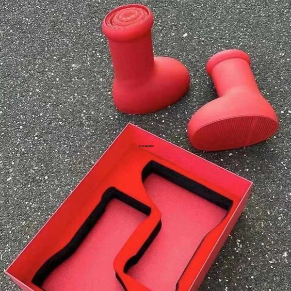 2023 mschf men women rain boots designers big red boot thick bottom non-slip booties rubber platform bootie fashion astro boy size 35-46 sw, Black
2023 mschf men women rain boots designers big red boot thick bottom non-slip booties rubber platform bootie fashion astro boy size 35-46 sw, Black