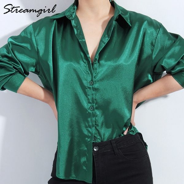 women's blouses shirts satin shirt womens green long sleeve female women's elegant blouse office wear women white imitation silk s
women's blouses shirts satin shirt womens green long sleeve female women's elegant blouse office wear women white imitation silk s
