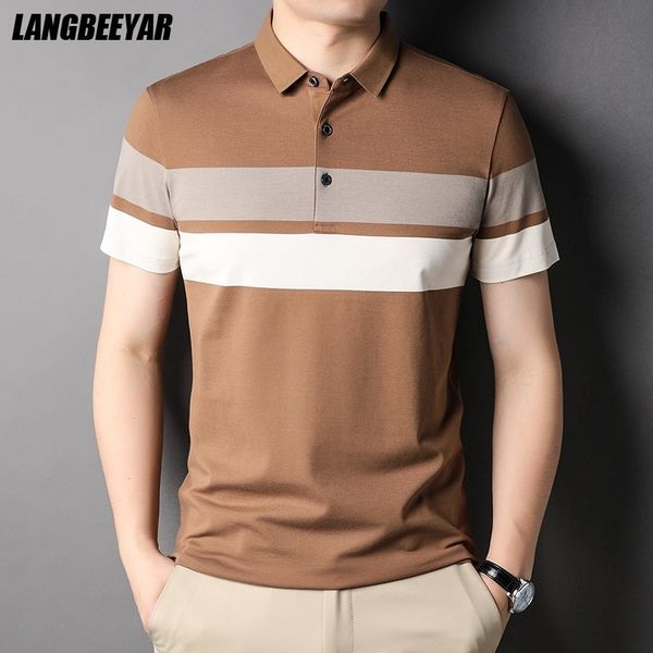 men's polos grade 95% cotton brand designer trendy polo shirt men design striped summer short sleeve casual fashions men clothes 230228, White;black
men's polos grade 95% cotton brand designer trendy polo shirt men design striped summer short sleeve casual fashions men clothes 230228, White;black
