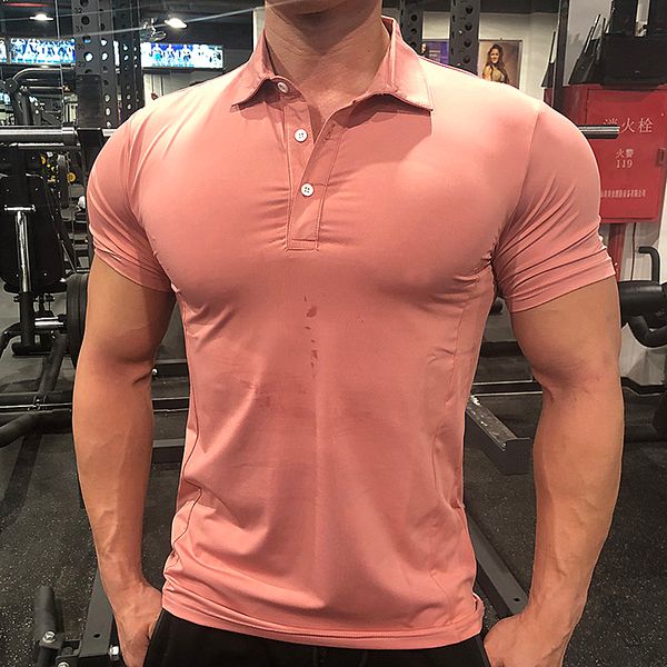 men's polos summer men polo t-shirt gym running training fitness bodybuilding casual sport cotton short sleeve male tees 230228, White;black
men's polos summer men polo t-shirt gym running training fitness bodybuilding casual sport cotton short sleeve male tees 230228, White;black