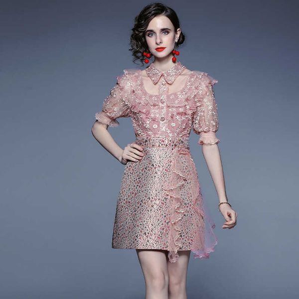 women's casual dresses european goods 2023 summer celebrity temperament sweet lapel gauze agaric edge high waist a-line pink dresses wo, Black;gray
women's casual dresses european goods 2023 summer celebrity temperament sweet lapel gauze agaric edge high waist a-line pink dresses wo, Black;gray