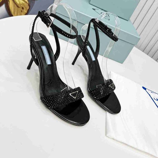 summer romantic & elegant triangle brushed leather sandals prad shoes for women slingback pumps luxury footwear women high heels party weddi, Black
summer romantic & elegant triangle brushed leather sandals prad shoes for women slingback pumps luxury footwear women high heels party weddi, Black