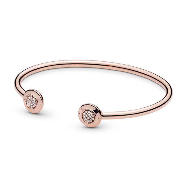 rose gold cuff bangle bracelets for pandora 925 sterling silver wedding jewelry for women girlfriend gift cz diamond designer bracelet set w, White
rose gold cuff bangle bracelets for pandora 925 sterling silver wedding jewelry for women girlfriend gift cz diamond designer bracelet set w, White