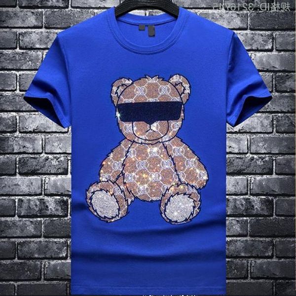 mens t shirts diamond t-shirt glasses bear tide brand male short sleeved tees 2022 shummer new style casual young streetwear cotton jgpo, White;black
mens t shirts diamond t-shirt glasses bear tide brand male short sleeved tees 2022 shummer new style casual young streetwear cotton jgpo, White;black