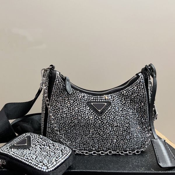 women crossbody bag shoulder bags chain handbag purse fashion letter full rhinestone three piece removable shoulder strap zipper open lady w
women crossbody bag shoulder bags chain handbag purse fashion letter full rhinestone three piece removable shoulder strap zipper open lady w