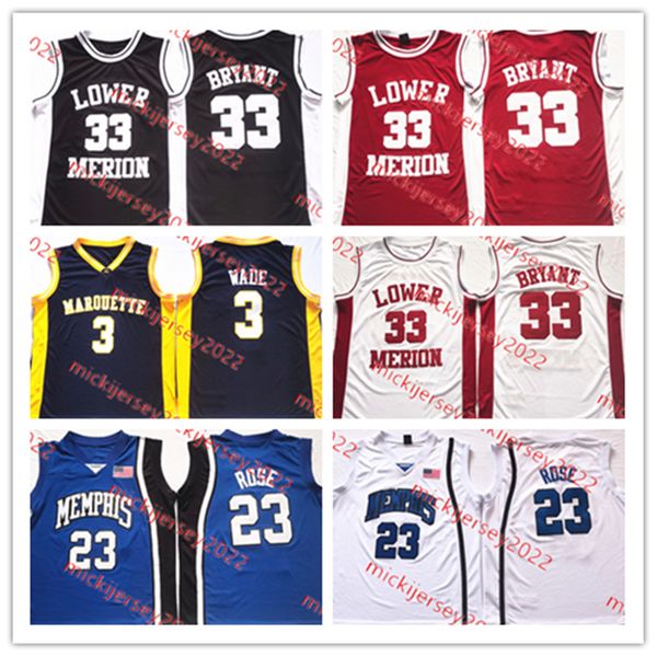 college basketball wears stitched mens basketball jersey lower merion high school 33 kobe bryant # marquette golden eagles 3 dwyane wade #me, Black
college basketball wears stitched mens basketball jersey lower merion high school 33 kobe bryant # marquette golden eagles 3 dwyane wade #me, Black