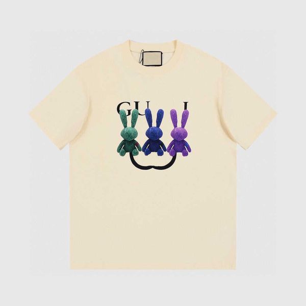 designer luxury guggi classic trend spring and summer new double-ring doll rabbit fashion youth men and women's same short-sleeved t-sh, Black;brown
designer luxury guggi classic trend spring and summer new double-ring doll rabbit fashion youth men and women's same short-sleeved t-sh, Black;brown