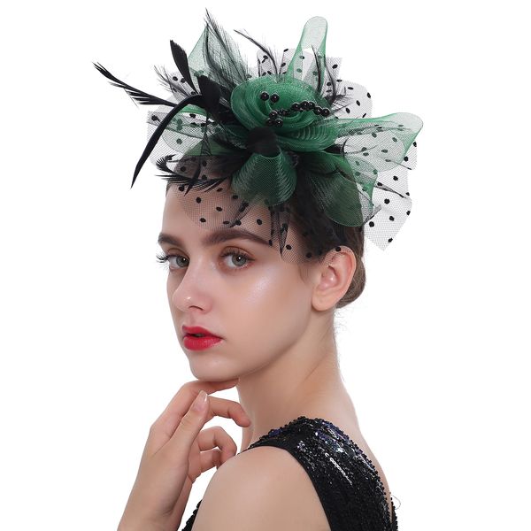 vintage bride hair accessories feather headflower beaded flower mesh hair hoop hat versatile dress qipao accessories xmz-0015, White
vintage bride hair accessories feather headflower beaded flower mesh hair hoop hat versatile dress qipao accessories xmz-0015, White