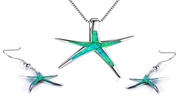 earrings necklace sea world starfish design fire synthesis opal pendant ocean animal maxi necklaces for women boho jewelry set9567048, Silver
earrings necklace sea world starfish design fire synthesis opal pendant ocean animal maxi necklaces for women boho jewelry set9567048, Silver