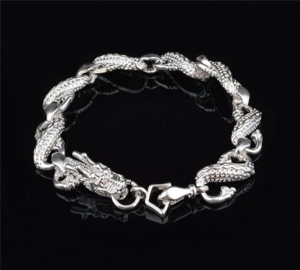 factory 925 sterling silver bracelet plated little white dragon cute design fashion jewelry for men 4399614, Black
factory 925 sterling silver bracelet plated little white dragon cute design fashion jewelry for men 4399614, Black