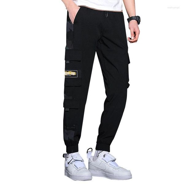 men's pants overalls summer 2023 loose bunches of legs long thin style camouflage casual, Black
men's pants overalls summer 2023 loose bunches of legs long thin style camouflage casual, Black