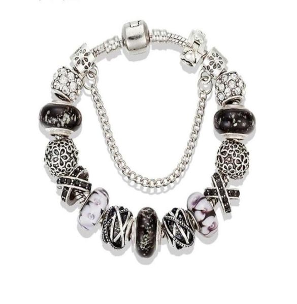 pand strands bracelet 1821cm creative black glass with diamond cylinder hollow ball ornaments9247452
pand strands bracelet 1821cm creative black glass with diamond cylinder hollow ball ornaments9247452