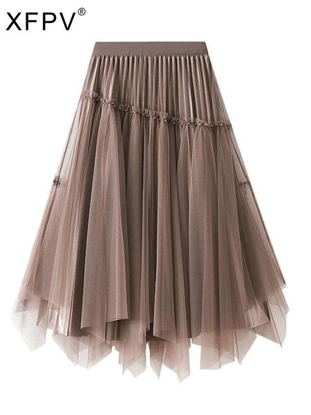 dresses xfpv 2023 new autumn summer fashion beading design irregular mesh skirt women casual high waist midi long aline faldas sm1636, Black;gray
dresses xfpv 2023 new autumn summer fashion beading design irregular mesh skirt women casual high waist midi long aline faldas sm1636, Black;gray