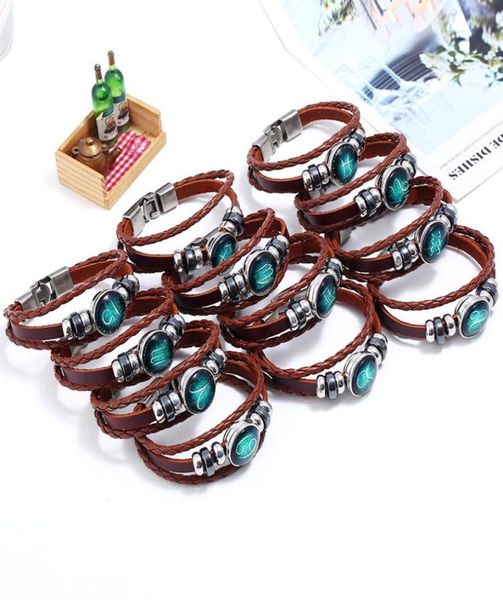new classic twelve constellation charm horoscope bracelets leather bracelet punk jewelry snap button changable model no ne94213385939, Golden;silver
new classic twelve constellation charm horoscope bracelets leather bracelet punk jewelry snap button changable model no ne94213385939, Golden;silver