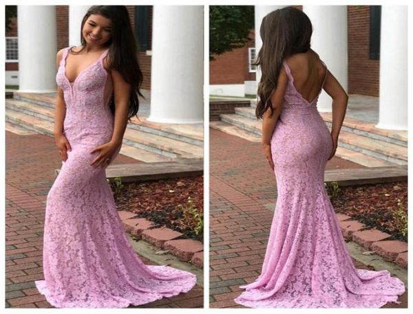 2018 full lace prom dresses long deep v neck backless mermaid formal arabic evening party occasion women gowns vestidos de fe7029516, Black
2018 full lace prom dresses long deep v neck backless mermaid formal arabic evening party occasion women gowns vestidos de fe7029516, Black